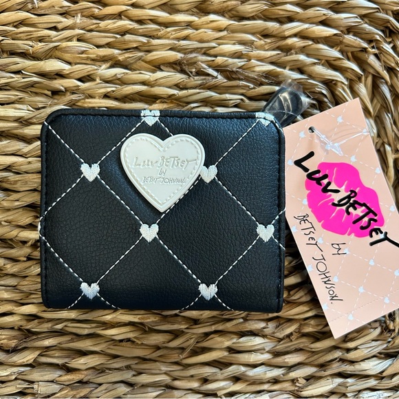 Betsey Johnson Handbags - Betsey Johnson Wallet Luv Betsey Quilted Heart